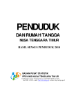 Penduduk dan Rumah Tangga Nusa Tenggara Timur Hasil Sensus Penduduk 2010