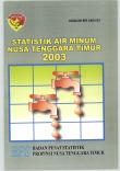 Statistik Air Minum Nusa Tenggara Timur 2003