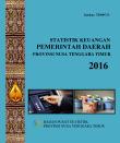 Statistik Keuangan Pemerintah Daerah Provinsi Nusa Tenggara Timur 2016