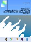 Ringkasan Indeks Demokrasi Indonesia Provinsi Nusa Tenggara Timur 2010-2017