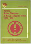 Neraca Bahan Makanan Di Nusa Tenggara Timur 2000-2001