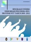 RINGKASAN INDEKS DEMOKRASI INDONESIA (IDI ) PROVINSI NTT TAHUN 2009 - 2012