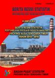 Collection Of Growth Of Industrial Production Manufacturing Press Release In Nusa Tenggara Timur Province 2014-2016