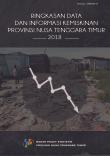 Summary of Data and Information on Poverty of Nusa Tenggara Timur Province 2018