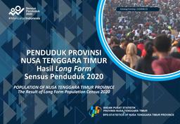 Population Of Nusa Tenggara Timur Province The Result Of Long Form Population Census 2020