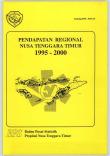 Regional Income Of East Nusa Tenggara, 1995-2000