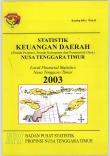 Statistik Keuangan Daerah Nusa Tenggara Timur 2003