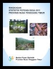 Summary of Village Potential Statistics of East Nusa Tenggara Province, 2011