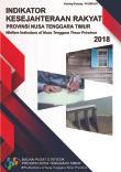 Welfare Indicators Of Nusa Tenggara Timur Province 2018