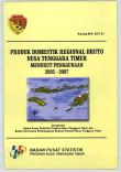 Gross Domestic Regional Product By Expenditure of East Nusa Tenggara Timur, 2005-2007