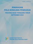 Ringkasan Pola Konsumsi Penduduk Provinsi Nusa Tenggara Timur September 2015