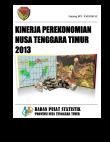 Economic Performance Of East Nusa Tenggara Province, 2013