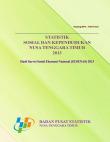 Statistik Sosial Dan Kependudukan Nusa Tenggara Timur 2013