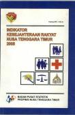 Indicators of the people's welfare of East Nusa Tenggara, 2008