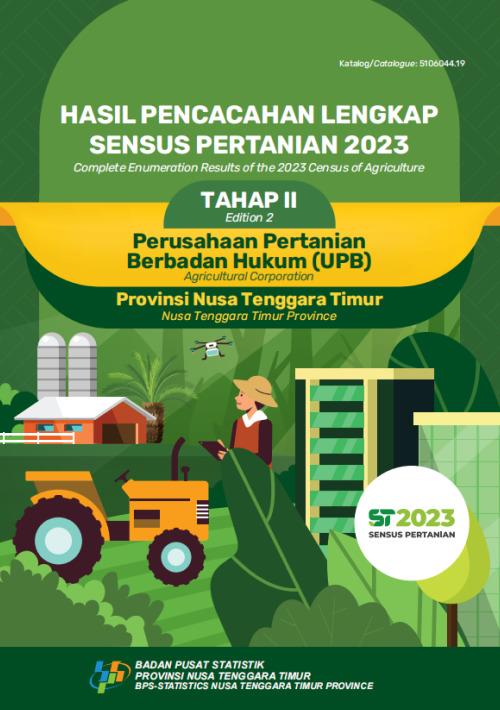 Hasil Pencacahan Lengkap Sensus Pertanian 2023 - Tahap II:  Perusahaan Pertanian Berbadan Hukum (UPB) Provinsi Nusa Tenggara Timur