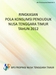 RINGKASAN POLA KONSUMSI PENDUDUK NUSA TENGGARA TIMUR TAHUN 2012