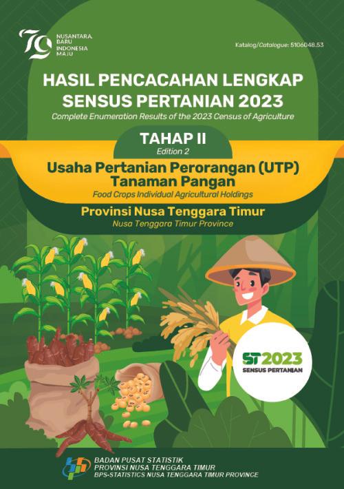 Hasil Pencacahan Lengkap Sensus Pertanian 2023 - Tahap II: Usaha Pertanian Perorangan (UTP) Tanaman Pangan Provinsi Nusa Tenggara Timur