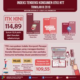 ITK NTT Pada Triwulan III-2019 Sebesar 114,89